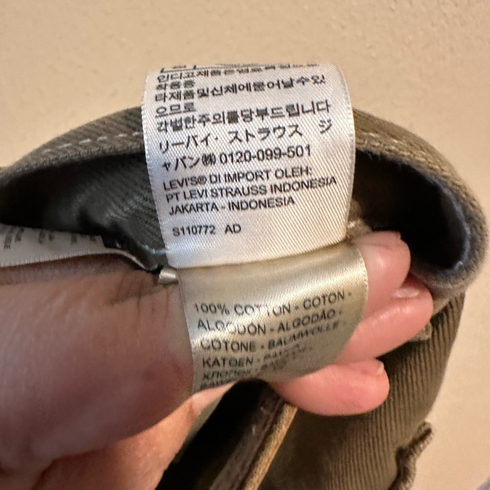 NWT Levi’s Dad Utility Carpenter Jeans Size 27 Slouchy‎ Baggy - Picture 9 of 9